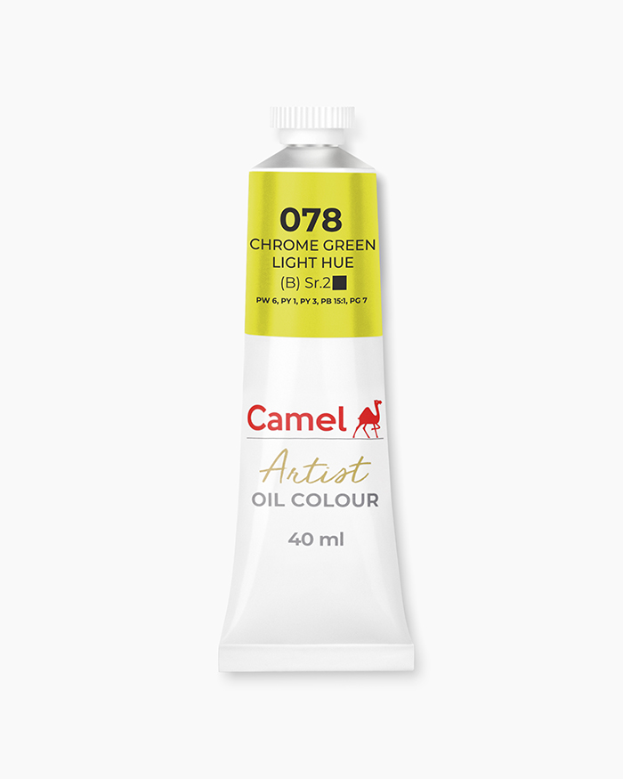 Camel Artist Oil Colours Chrome Green Light Hue
